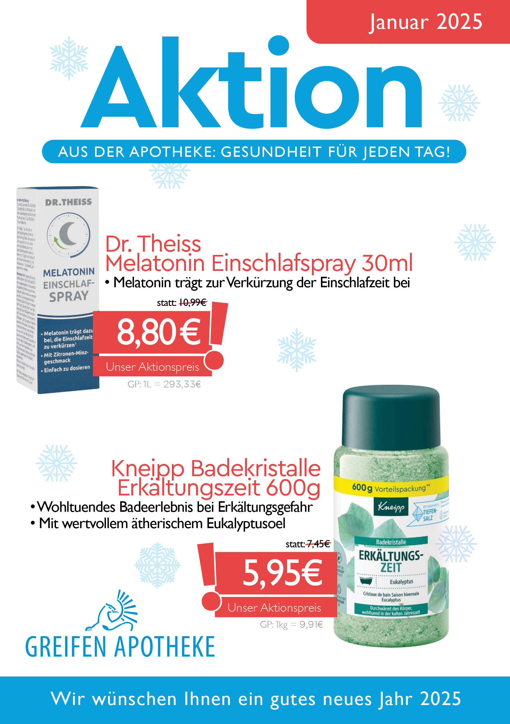 Aktionsflyer Januar 2025